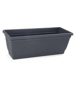 Rattan Window Box with Saucer