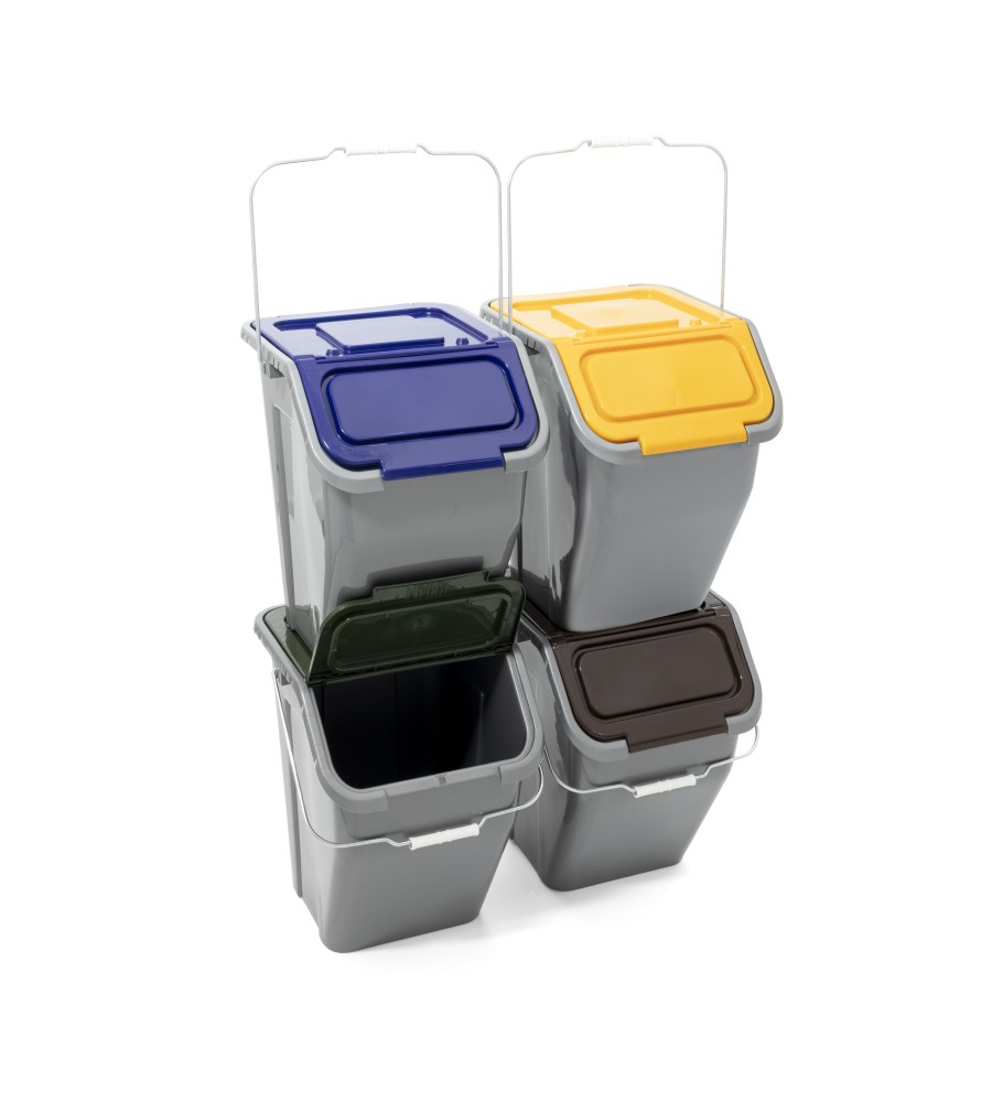 Torre Recycling Set (Poker of 4 Bins)