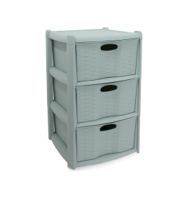 Rattan Drawers Storage (3 Drawers)