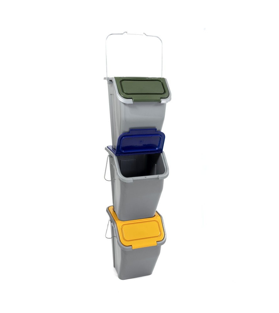 Torre Recycling Set (Tris of 3 Bins)