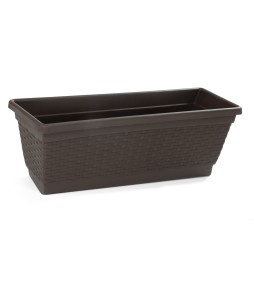 Rattan Window Box with Saucer